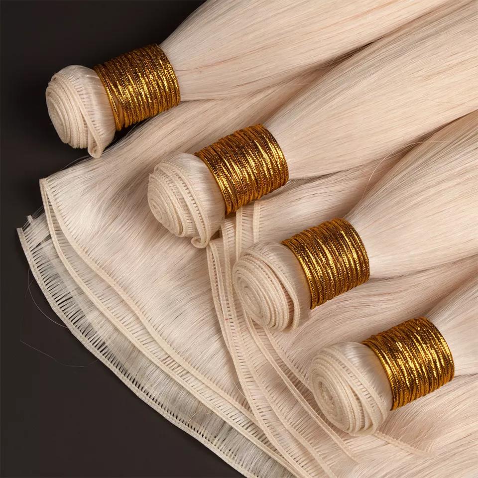 Genius Weft Hair Extensions Cuticle Intact Hair Vendors Wholesale Remy Genius Hair Extension